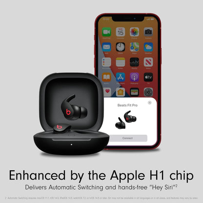 Beats Fit Pro – True Wireless Noise Cancelling Earbuds – Active Noise Cancelling - Sweat Resistant Earphones, Compatible with Apple & Android, Class 1 Bluetooth®, Built-in Microphone - One Size