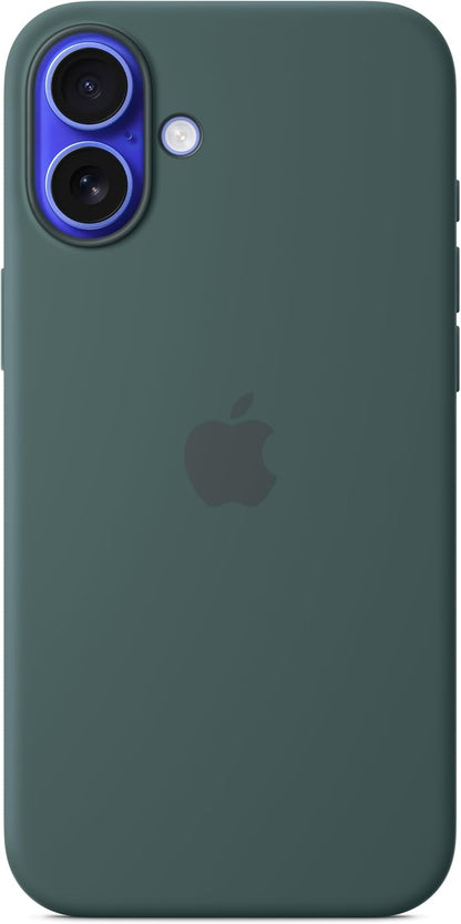Apple iPhone 16 Plus Silicone Case with MagSafe - Lake Green