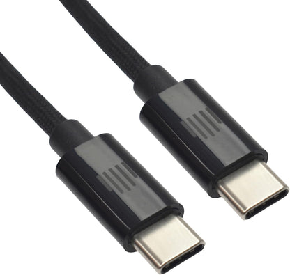 Dviced Cable USB-C to USB-C Nylon Textile 1,25m - Black