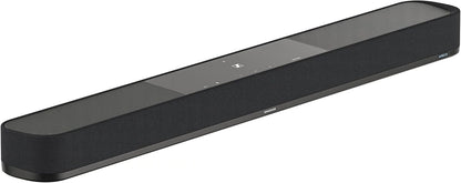 Sennheiser Consumer Audio AMBEO Soundbar Plus for TV and Music with Immersive 3D Surround Sound, Virtual 7.1.4 Speaker Setup, Built-in Dual Subwoofers, Advanced Streaming Connectivity,Night Mode,Black
