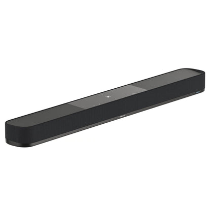 Sennheiser Consumer Audio AMBEO Soundbar Plus for TV and Music with Immersive 3D Surround Sound, Virtual 7.1.4 Speaker Setup, Built-in Dual Subwoofers, Advanced Streaming Connectivity,Night Mode,Black