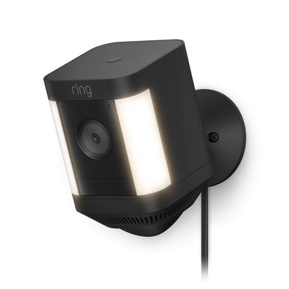 Ring Spotlight Cam Plus Plug-in - Black