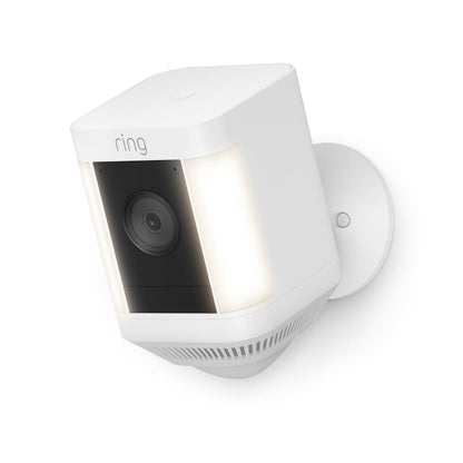 Ring Spotlight Cam Plus Battery - White