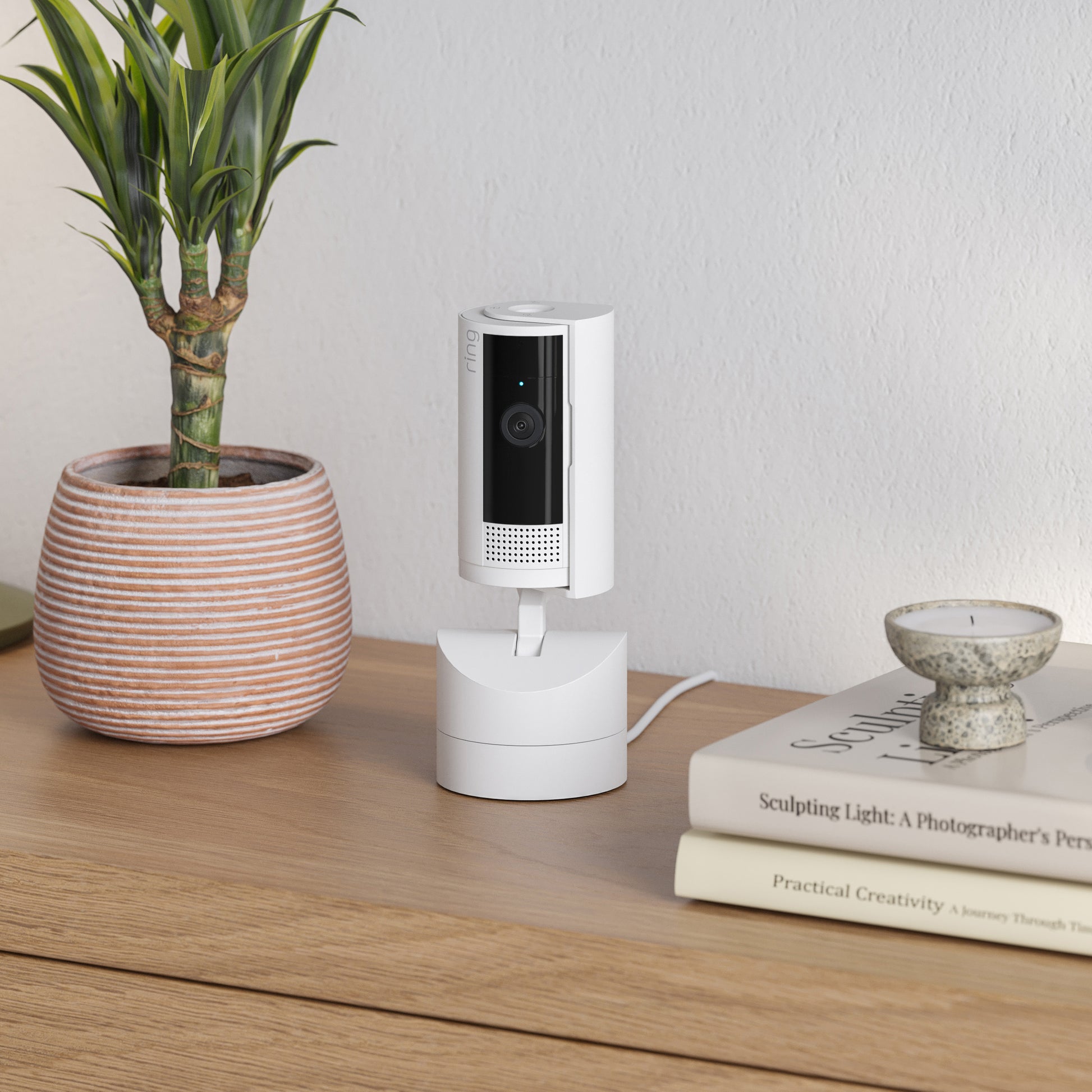 Ring Pan-Tilt Indoor Camera - White