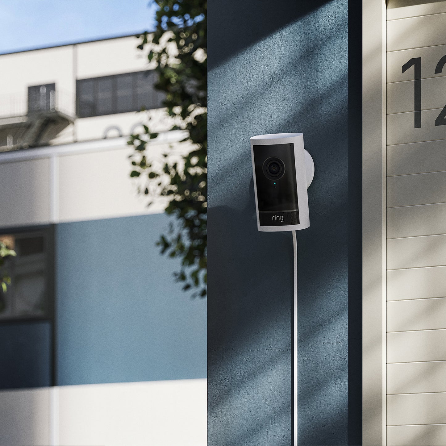 Ring Outdoor Cam PRO (4K) Plug-In - White