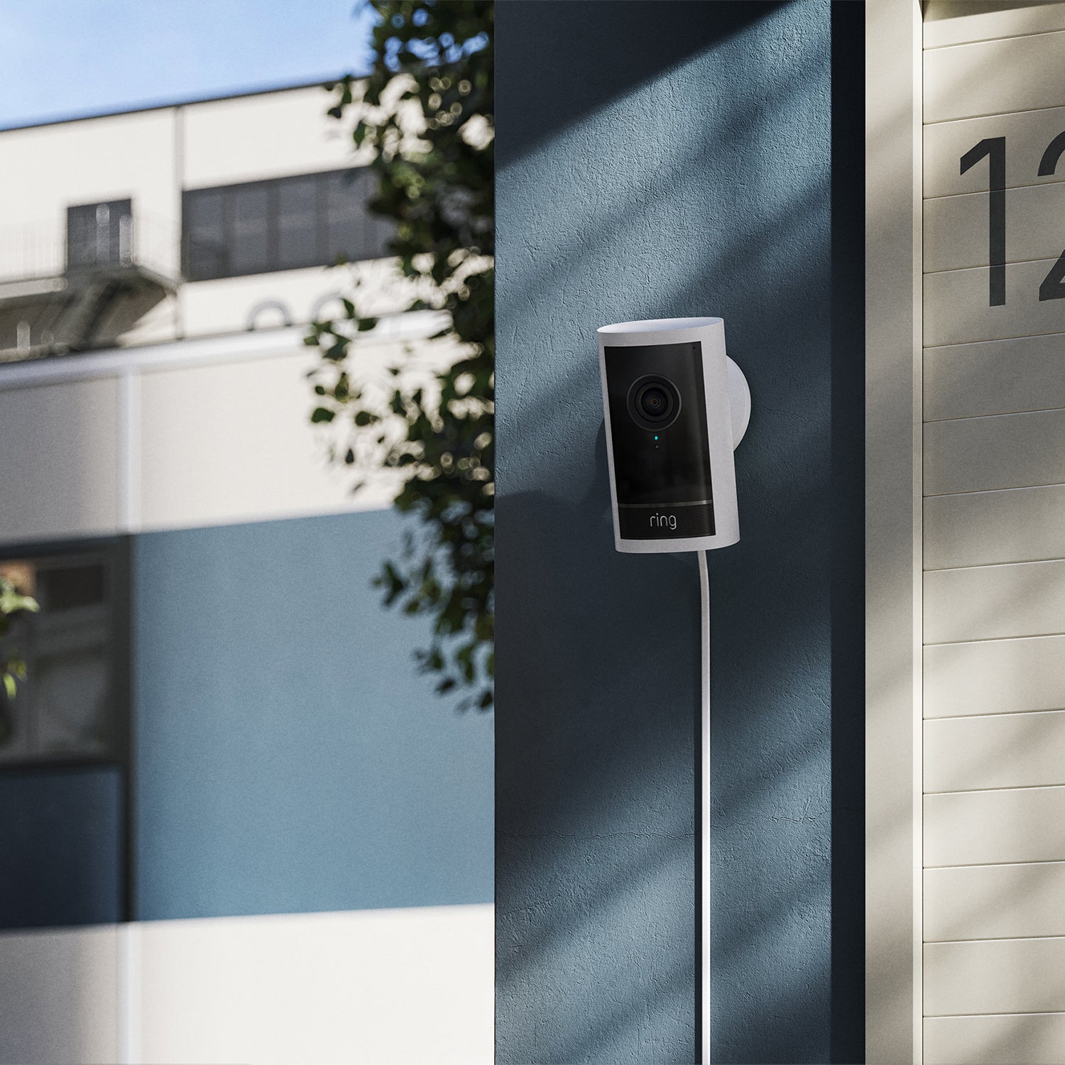 Ring Outdoor Cam PRO (4K) Plug-In - White