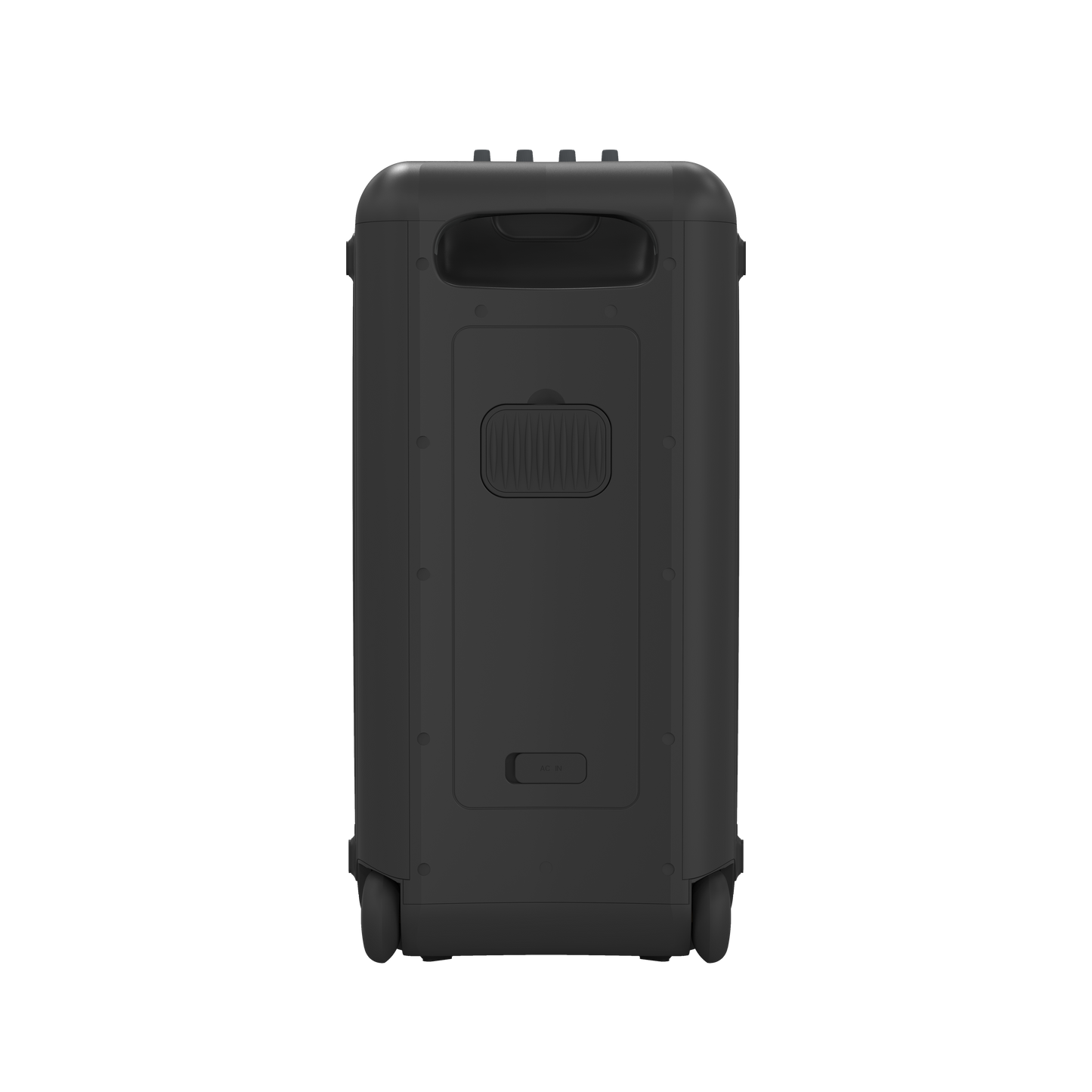 Klipsch Miami Party Speaker Black Front View with RGB Lights