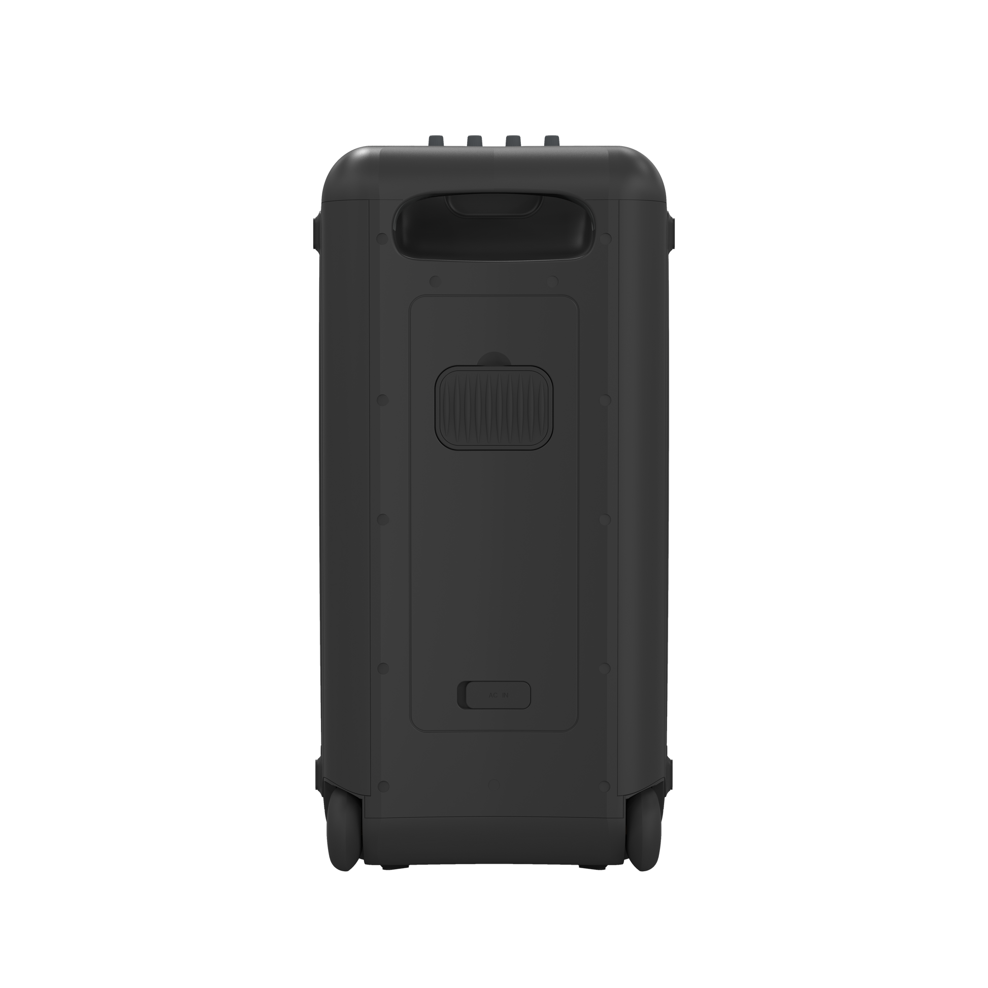 Klipsch Miami Party Speaker Black Front View with RGB Lights