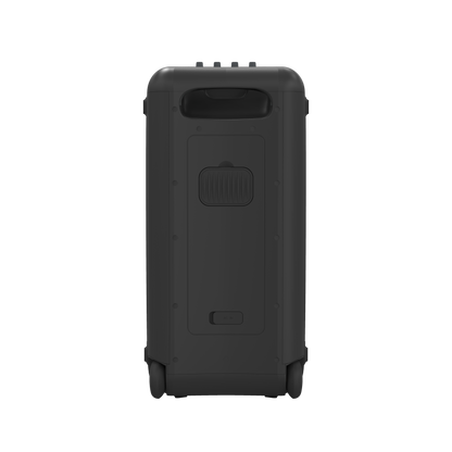 Klipsch Miami Party Speaker Black Front View with RGB Lights