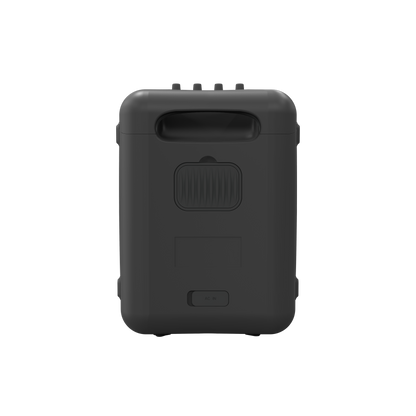 Klipsch Vegas Party Speaker Black Front View with RGB Lights