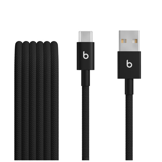 Beats USB-A to USB-C Woven Cable (1.5m) — Bolt Black by Apple – product photo
