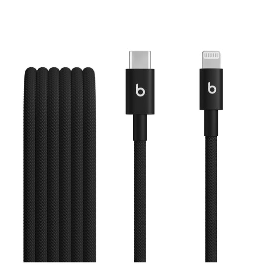 Beats USB-C to Lightning Woven Cable (1.5m) — Bolt Black by Apple – product photo
