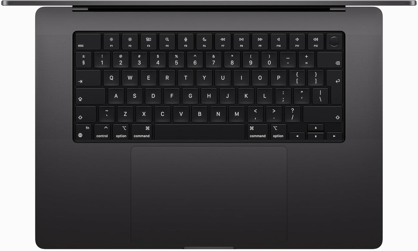 MacBook Pro 16-inch, Apple M3 Pro chip, 18GB Unified Memory, 512GB) - Space Black; English