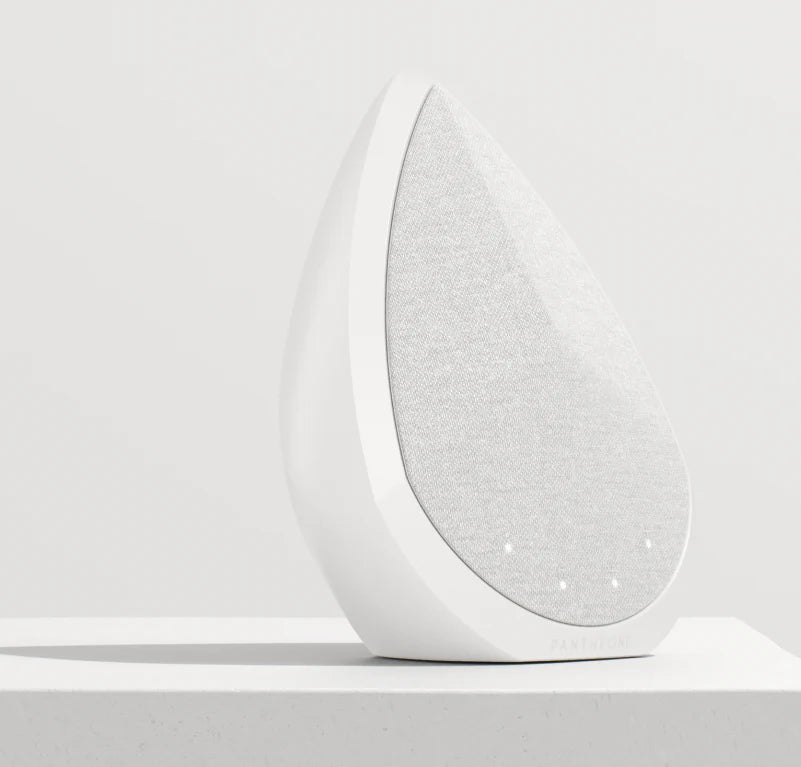 Pantheone Obsidian Compact Wireless Speaker -  White