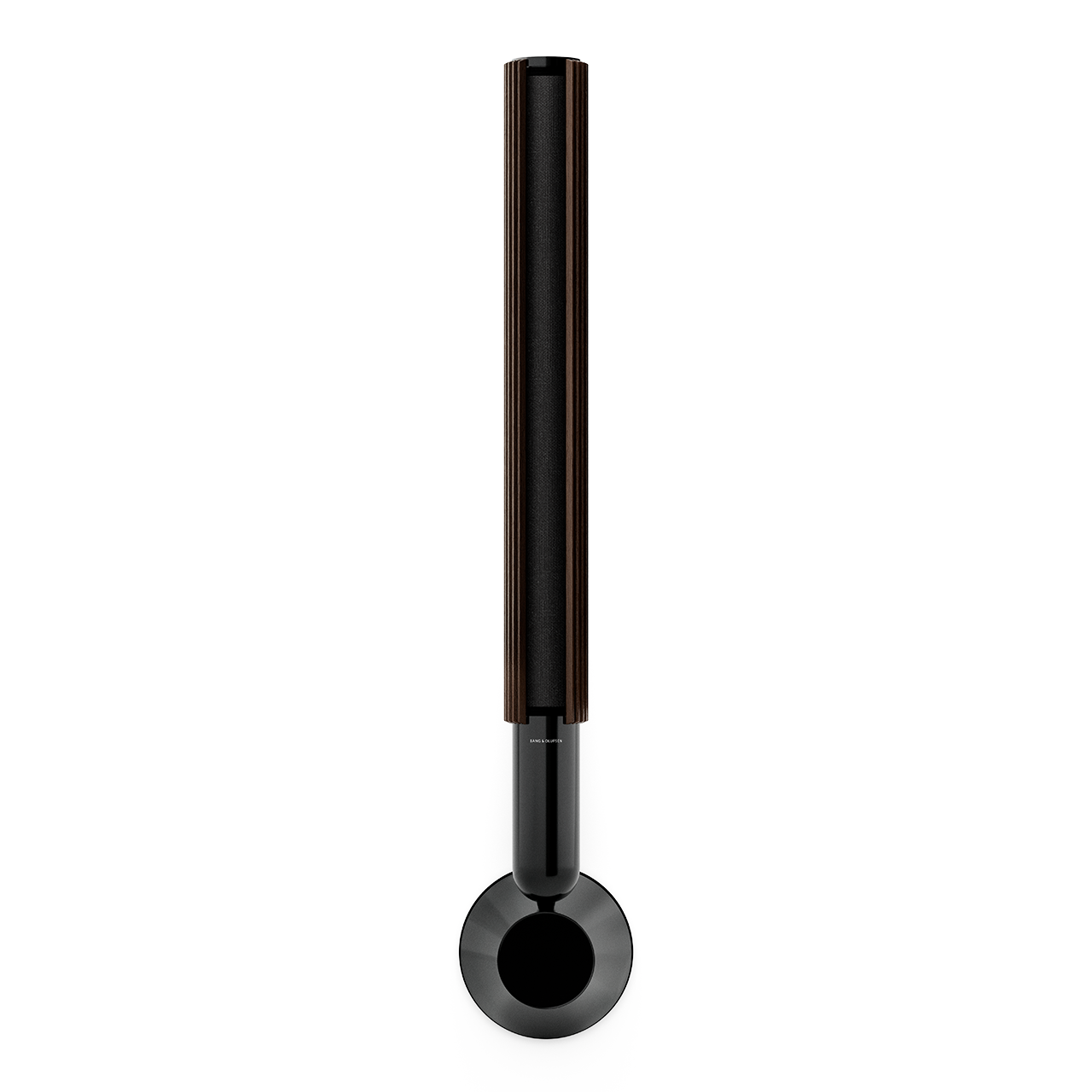 Pair of Beolab 28 speakers in Black Anthracite with Dark Oak covers