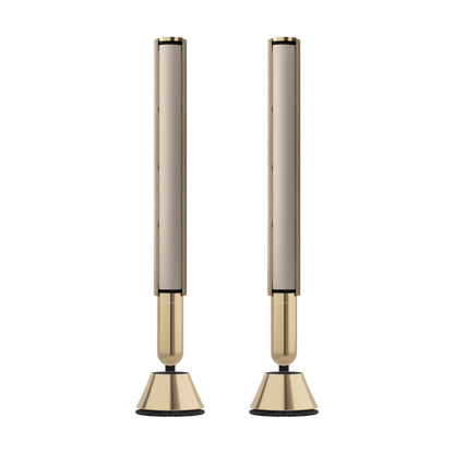 Pair of Beolab 28 speakers in Gold Tone