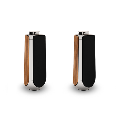 Pair of Beolab 50 loudspeakers in Natural Aluminium and Oak