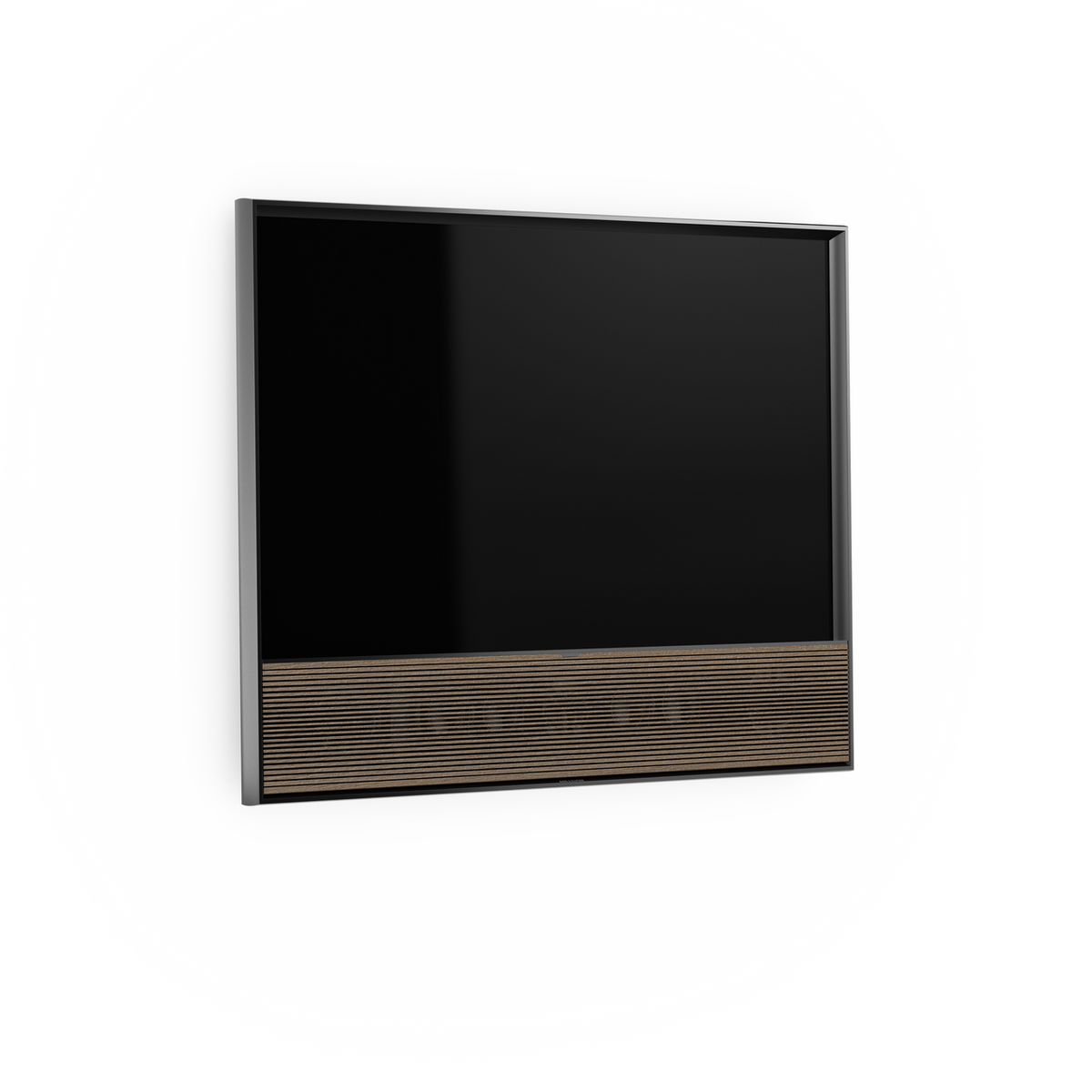 Beovision Contour 55-inch OLED TV in Black Anthracite with Smoked Oak cover