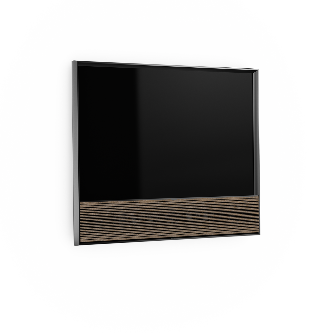 Beovision Contour 55-inch OLED TV in Black Anthracite with Smoked Oak cover