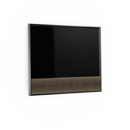 Beovision Contour 55-inch OLED TV in Black Anthracite with Smoked Oak cover