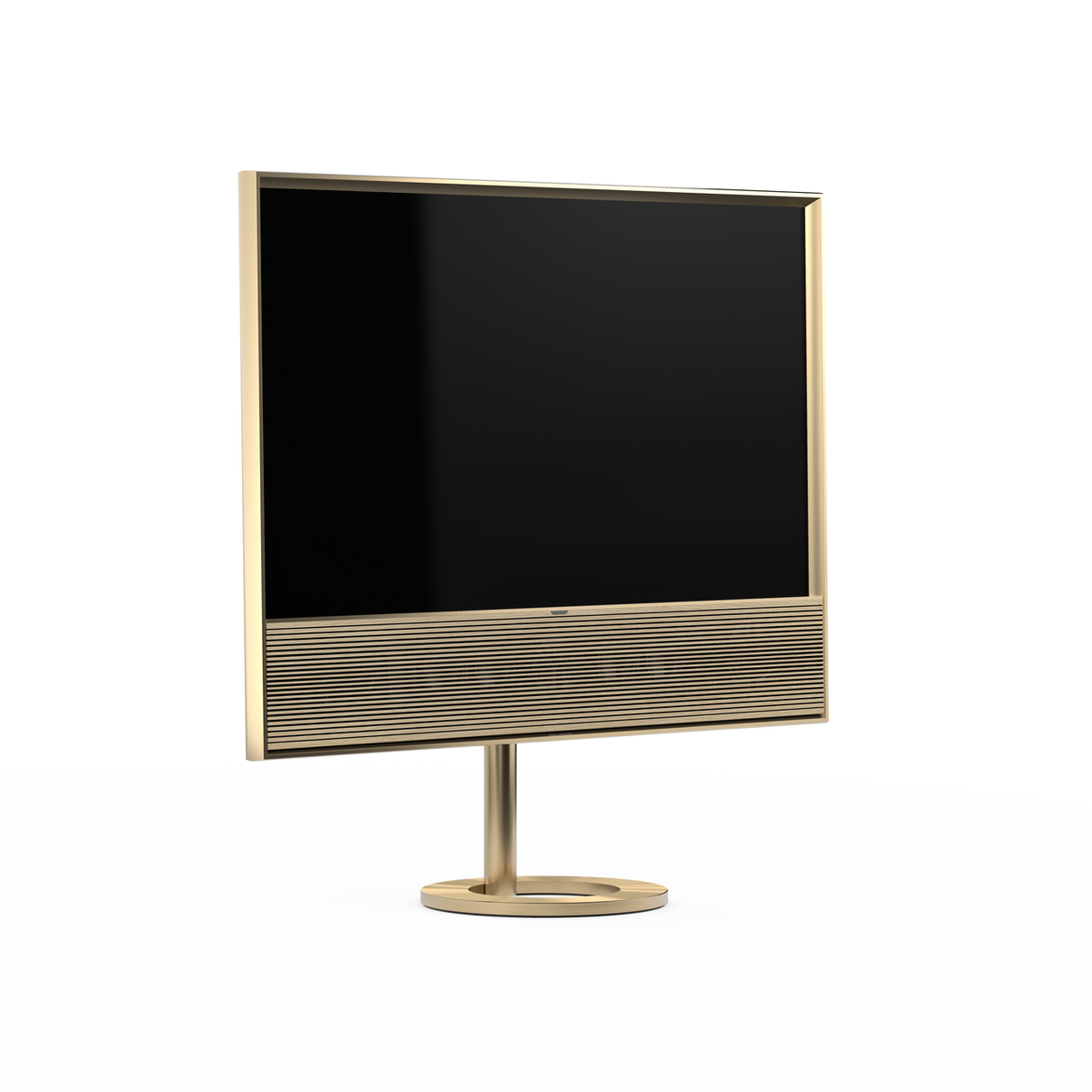 Beovision Contour 55-inch OLED TV in Gold Tone with Light Oak cover