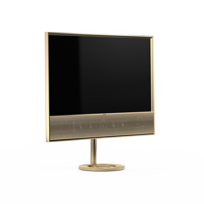 Beovision Contour 55-inch OLED TV in Gold Tone with Light Oak cover