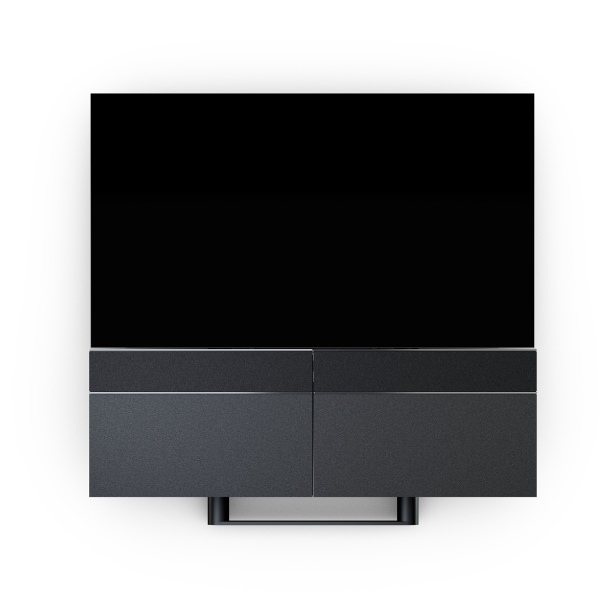 Beovision Harmony 65-inch OLED TV with Grey Melangé speaker covers