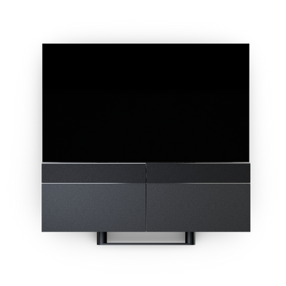 Beovision Harmony 65-inch OLED TV with Grey Melangé speaker covers